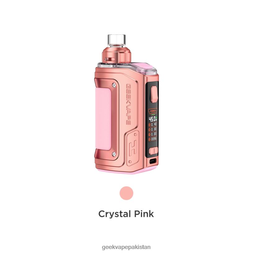 Geekvape h45 (ایجیس ہیرو 2) پوڈ موڈ کٹ کرسٹل ایڈیشن کرسٹل جامنی J288L4139 - Geek Bar Pakistan