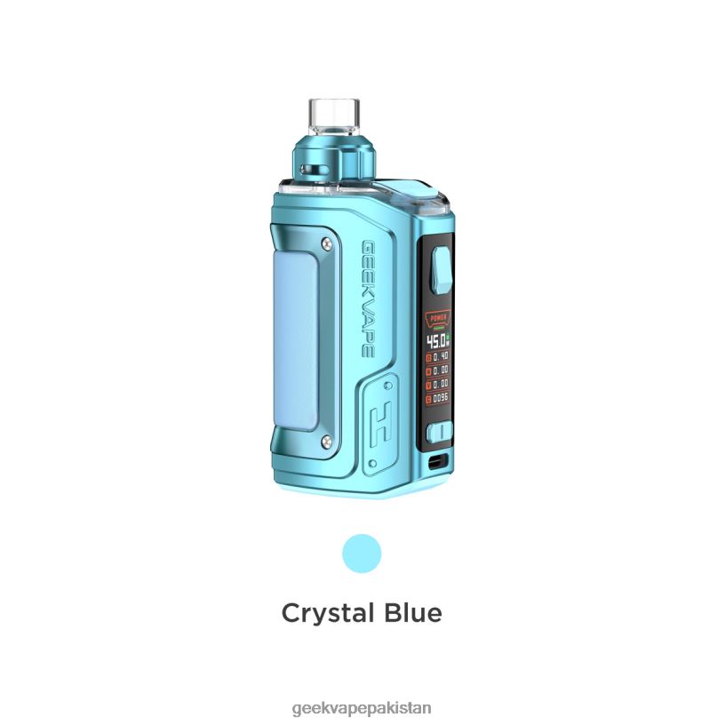 Geekvape h45 (ایجیس ہیرو 2) پوڈ موڈ کٹ کرسٹل ایڈیشن کرسٹل جامنی J288L4139 - Geek Bar Pakistan